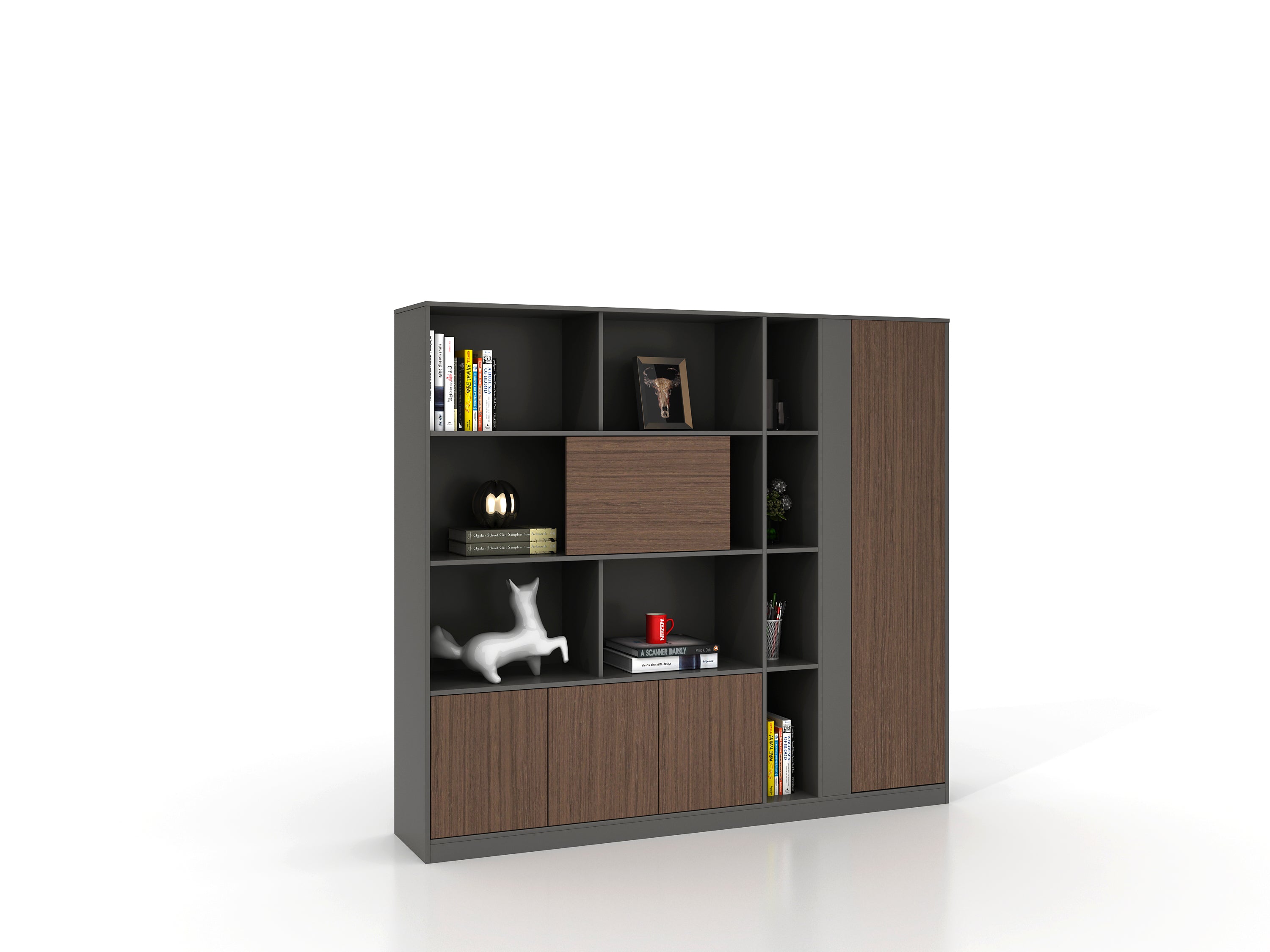 TH 5 DOOR FILE CABINET -DARK
