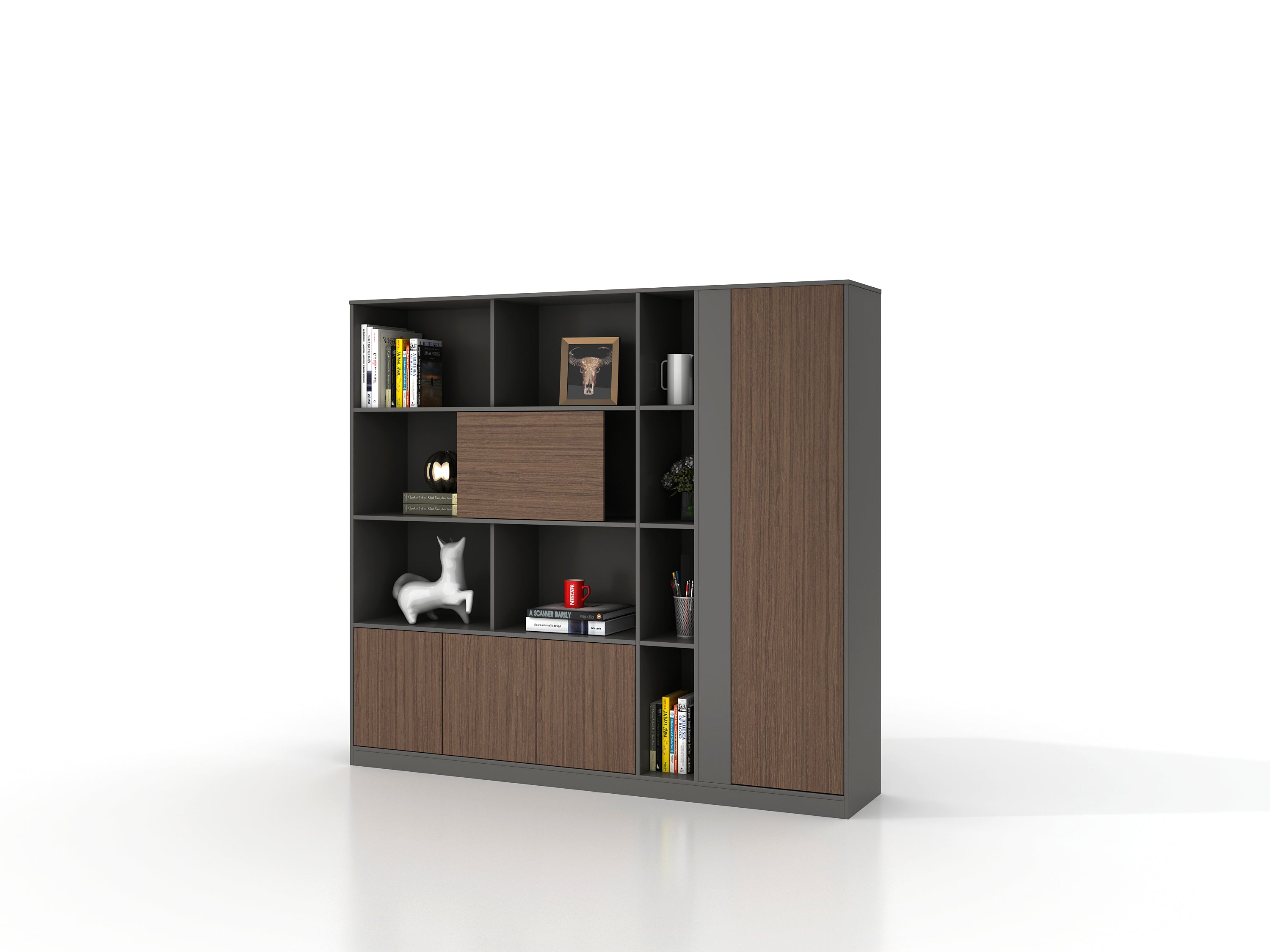 TH 5 DOOR FILE CABINET -DARK