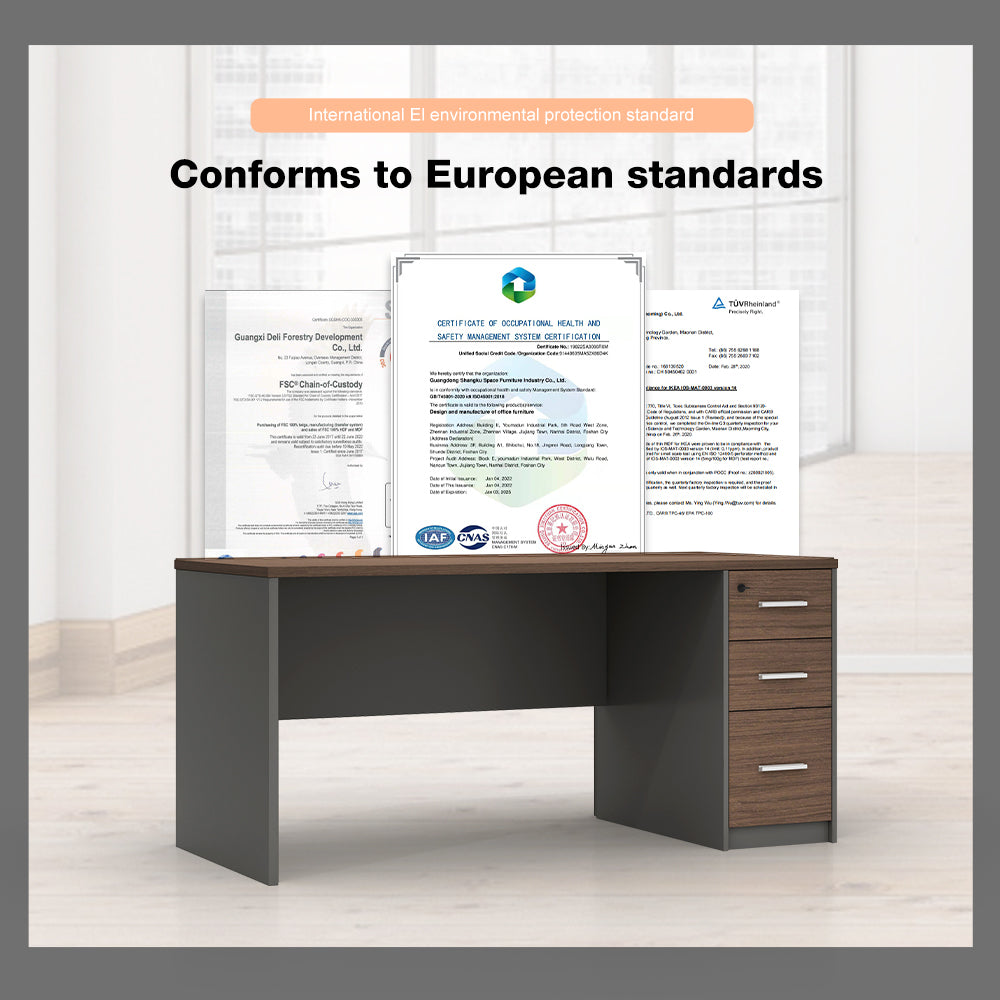 TH OFFICE TABLE- DARK 1407-D