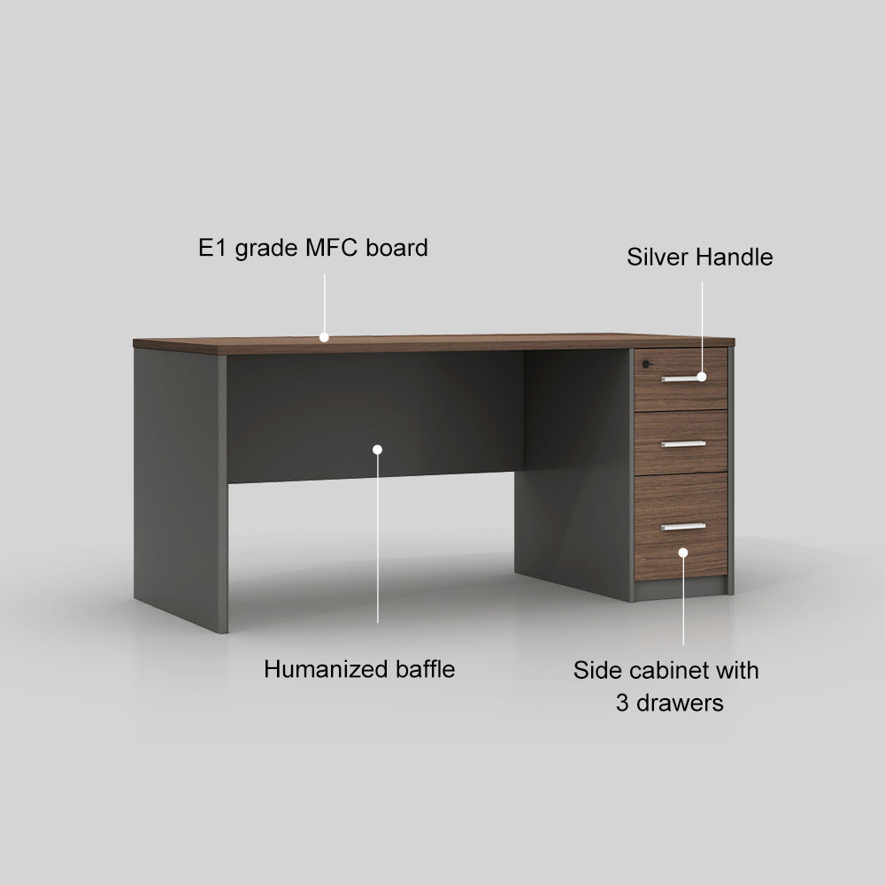 TH OFFICE TABLE- DARK 1407-D