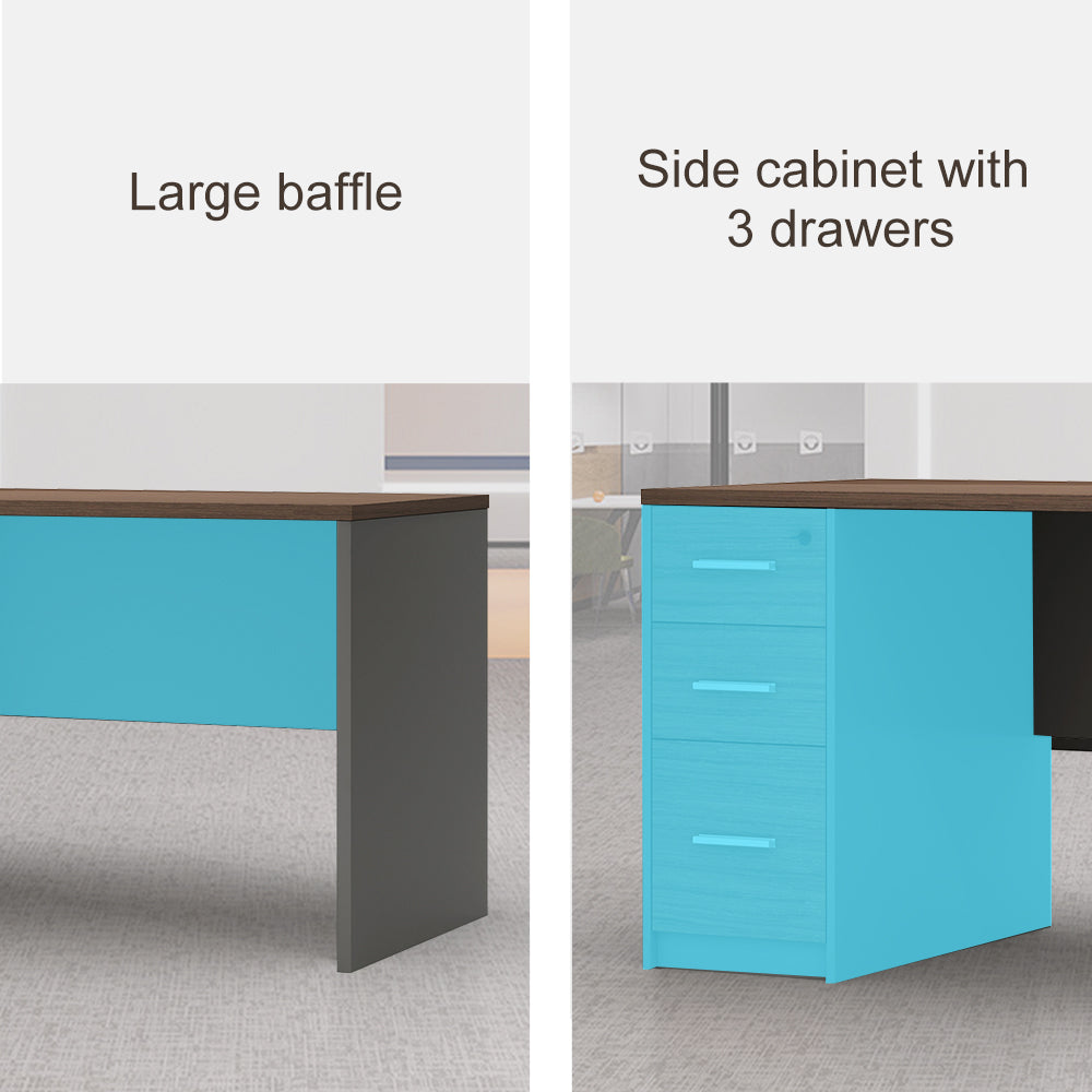 TH OFFICE TABLE- DARK 1407-D